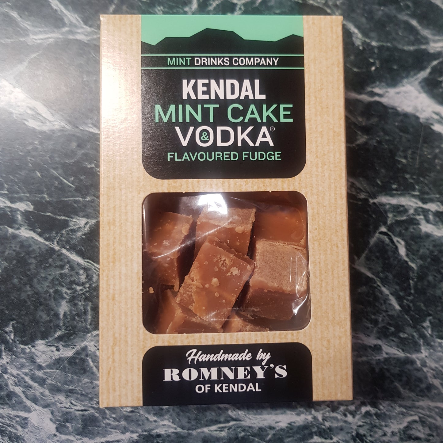 Kendal Mint Cake Vodka Flavoured Fudge 150g