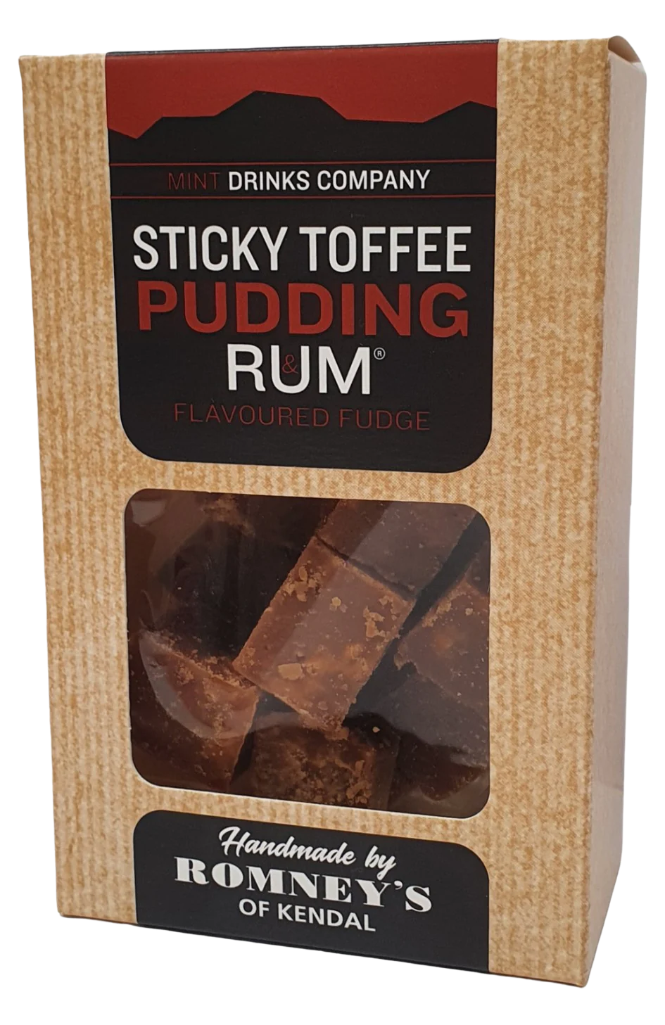 Mint Drinks Sticky Toffee Pudding & Rum Flavoured Hand Made Fudge
 150g