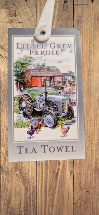 Lake District Tea Towel Little Grey Fergie