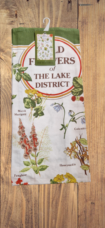 Tea Towel Wild Flowers of The Lake District