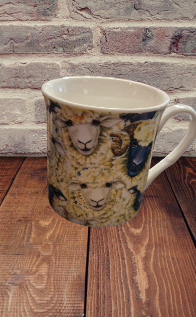 Sheep fine china mug