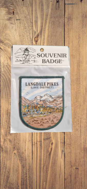 Langdale Pikes Lake District Souvenir Badge