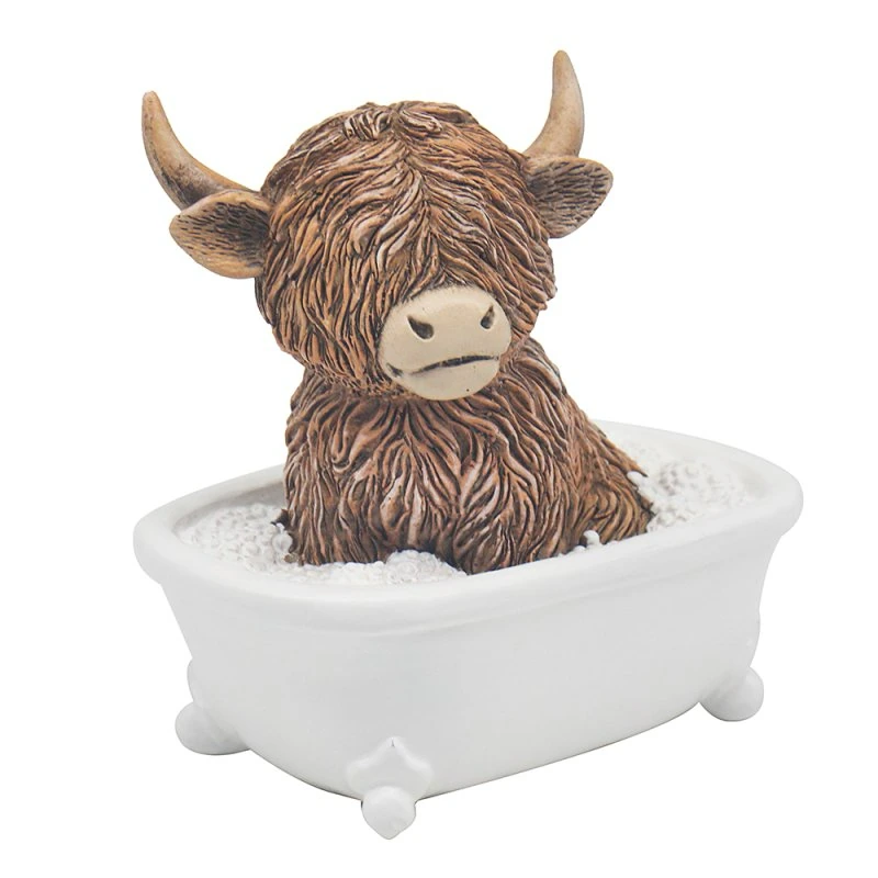 Highland Cow Soaking