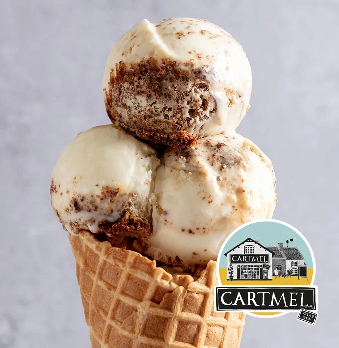 Lakes Ice Cream Cartmel Sticky Toffee Pudding — official flavour photograph