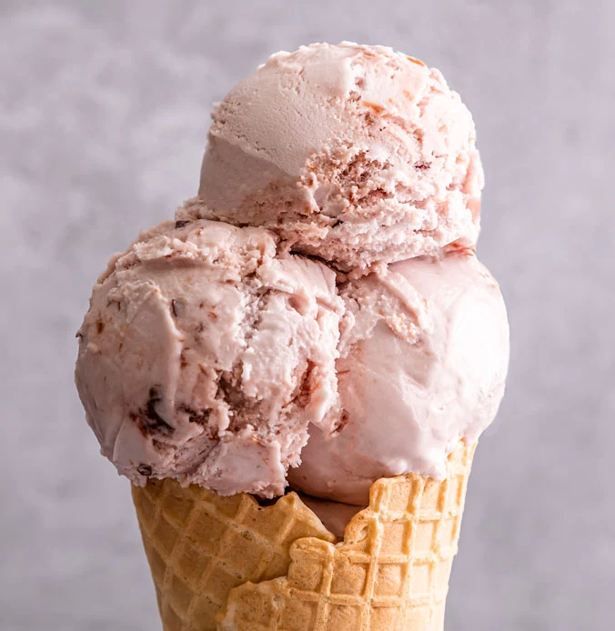 Lakes Ice Cream Plum and Damson — official flavour photograph