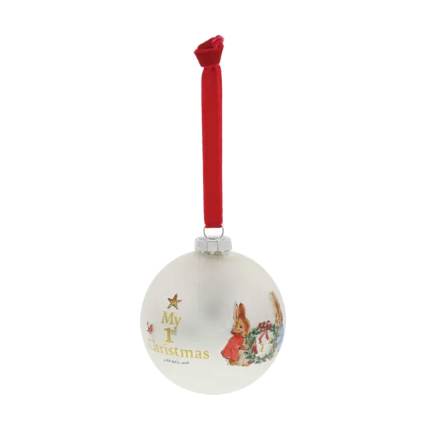 Peter My 1st Christmas Bauble