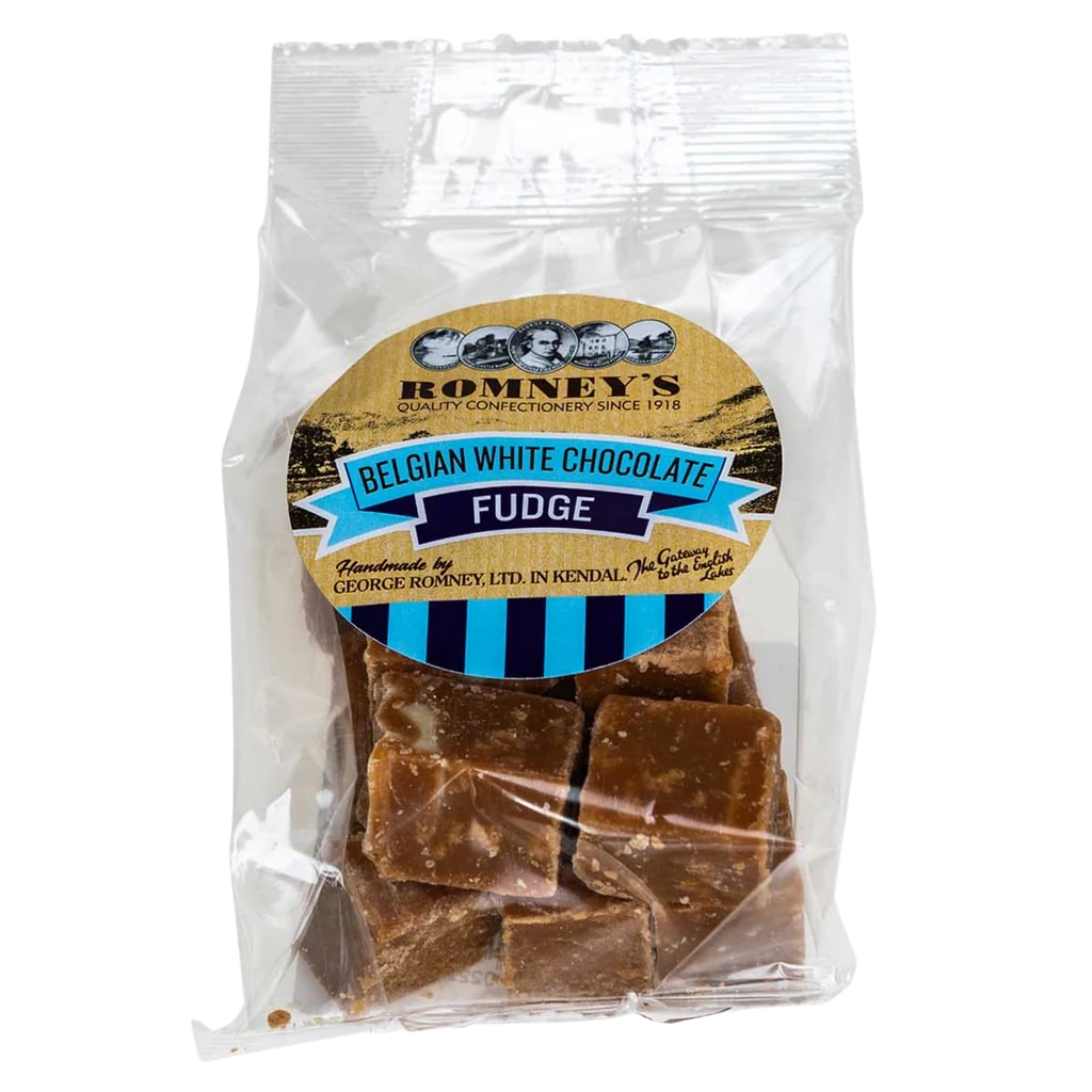 WHITE CHOC FUDGE 150G