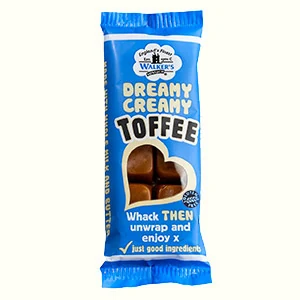 Walkers Original Dreamy Creamy Toffee 50g